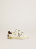 Old School Junior with silver glitter star and glitter heel tab