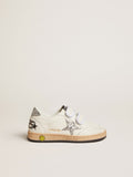 Ball Star Junior in nappa with silver glitter star and heel tab