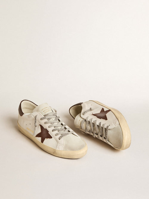 Men's Bio-based Super-Star with canvas star and dark brown leather heel tab