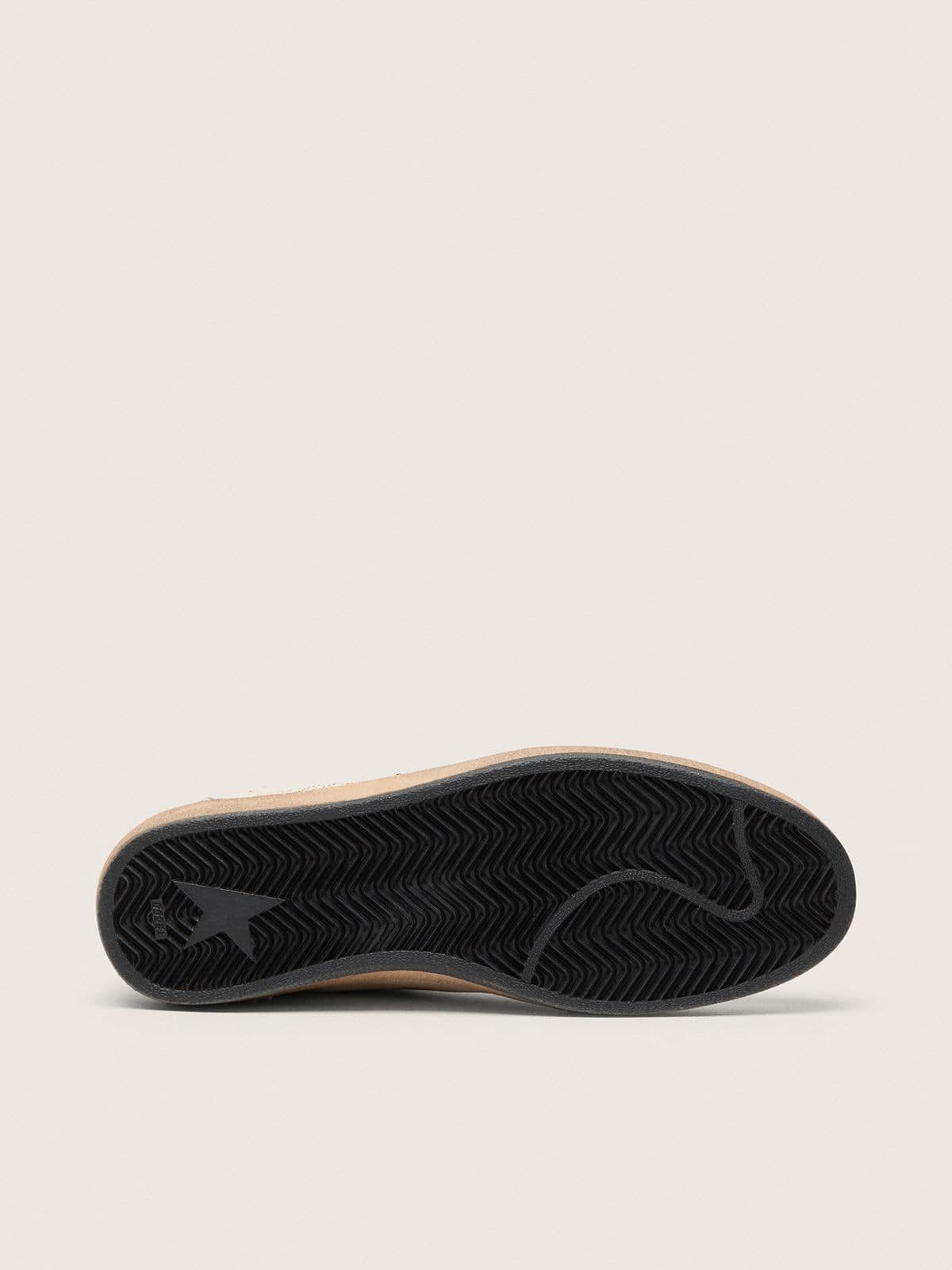 Men's Ball Star with black leather star and green leather heel tab