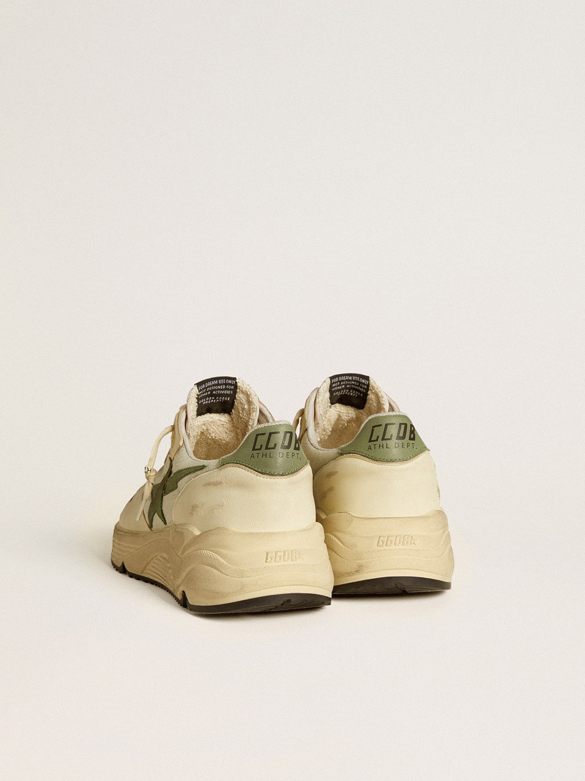 Men's Running Sole LTD in nylon and nappa with nubuck star and heel tab