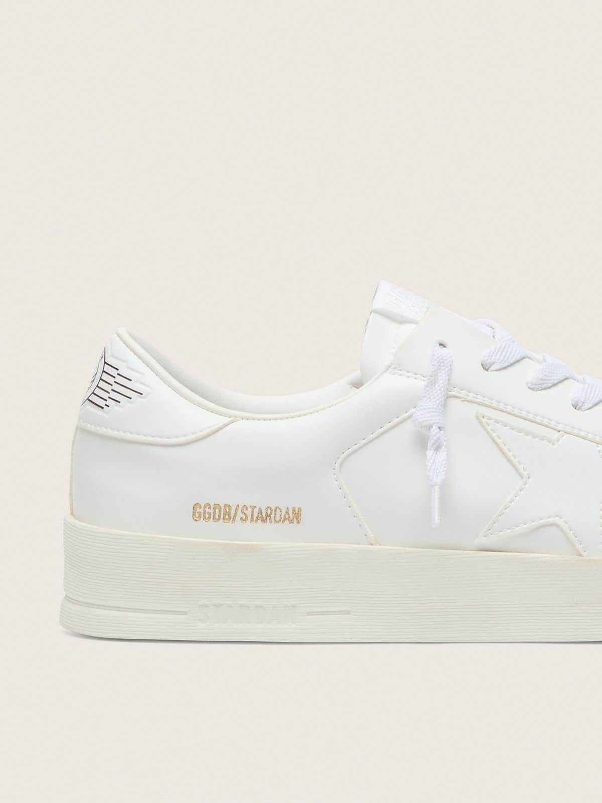 Men's Stardan in white leather