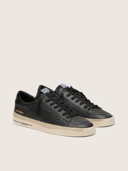Men's Stardan in total black leather