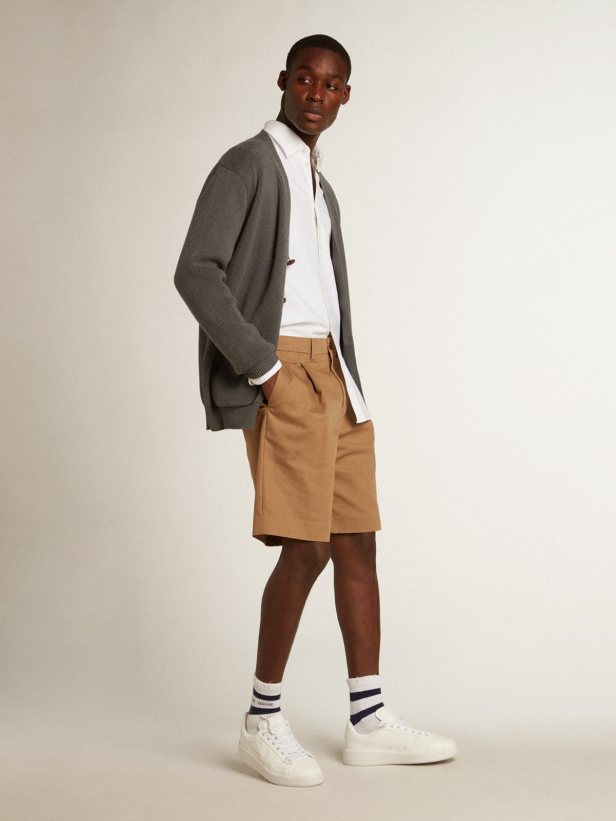 Men's bio-based Purestar with white star and heel tab