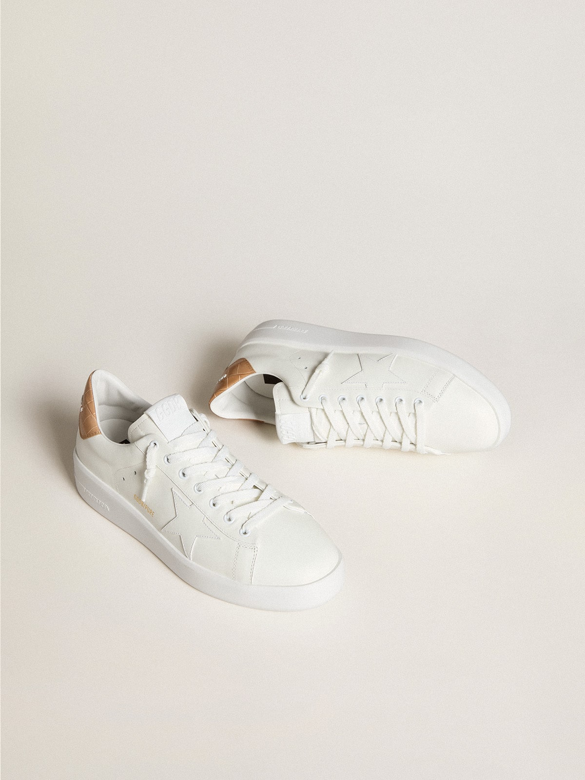 Men's Purestar with leather star and croc-print leather heel tab