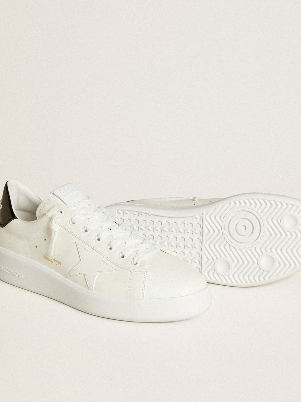 Men's Purestar with leather star and black patent leather heel tab