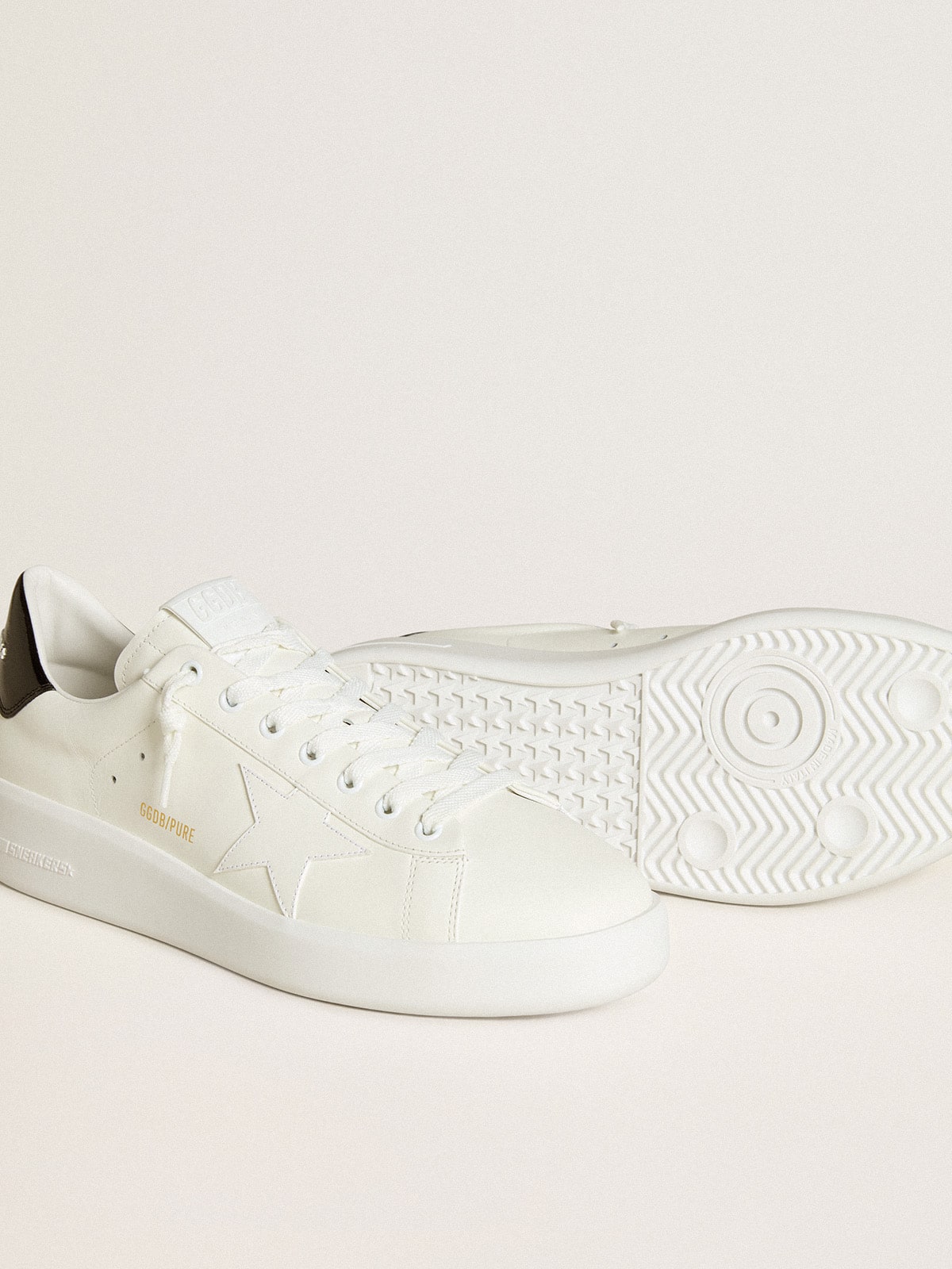 Men's Purestar with leather star and black patent leather heel tab