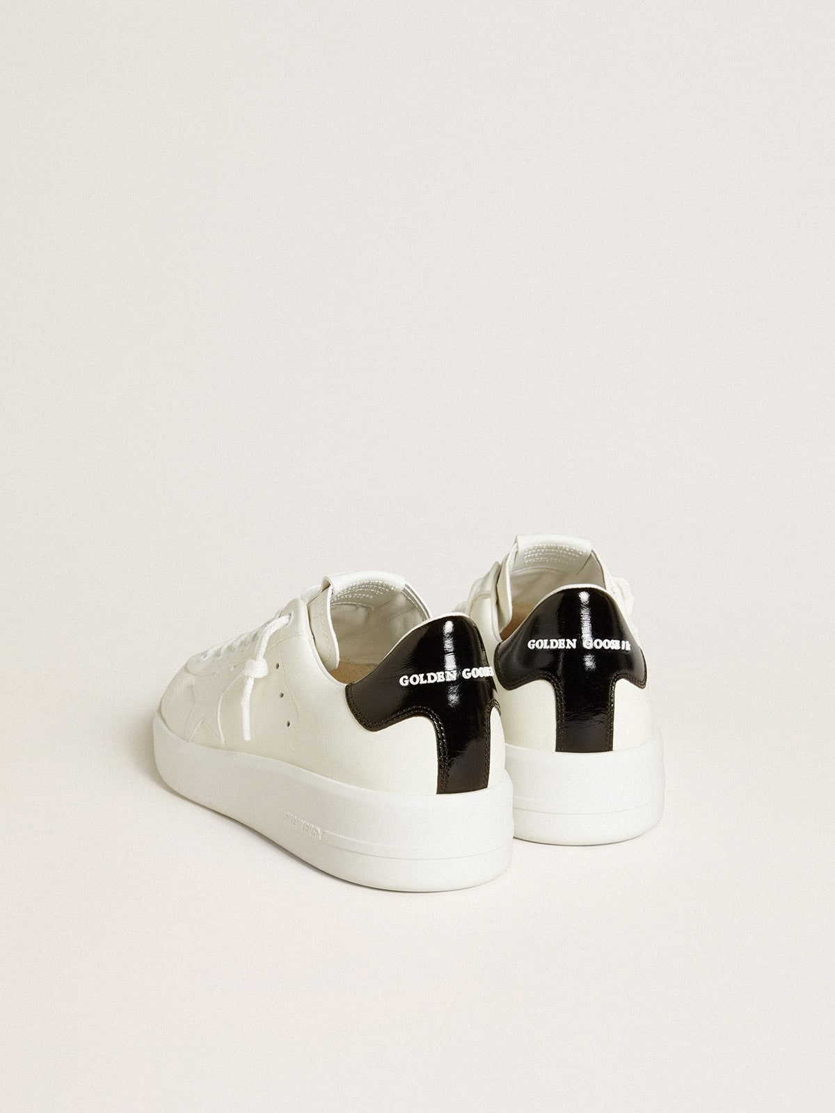 Men's Purestar with leather star and black patent leather heel tab