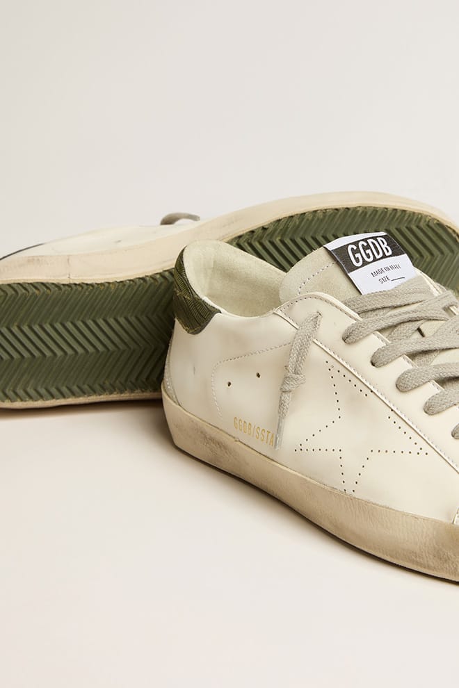 Men's Bio-based Super-Star with perforated star and green heel tab