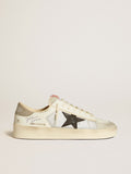 Men's Stardan in leather and nylon with black leather star and nubuck heel tab