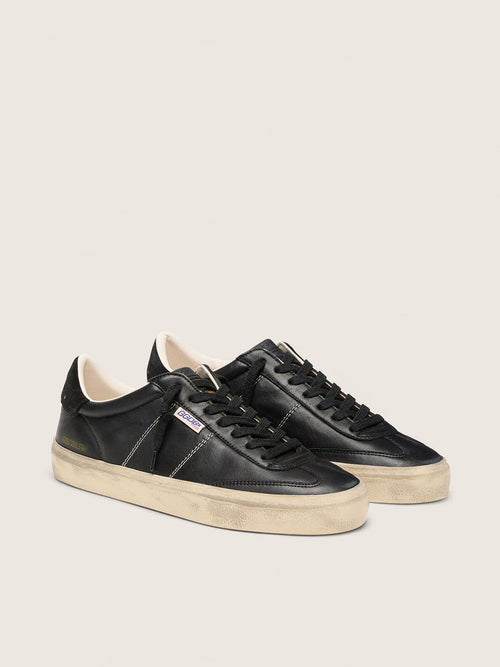 Men's Soul Star in black bio-based nappa