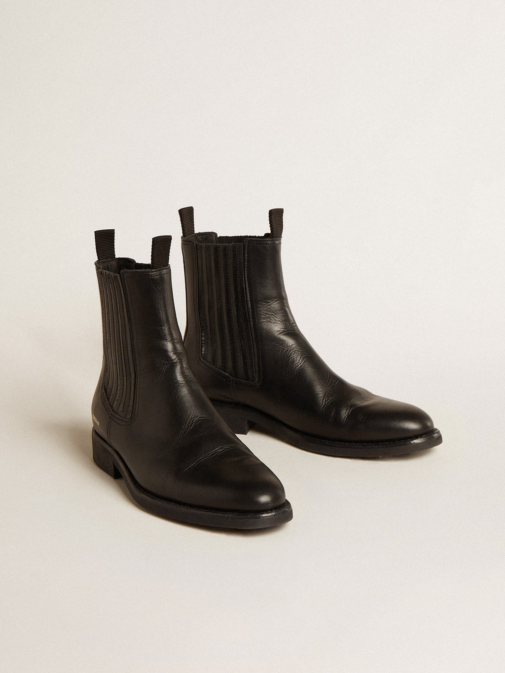 Men's Chelsea boots in black leather