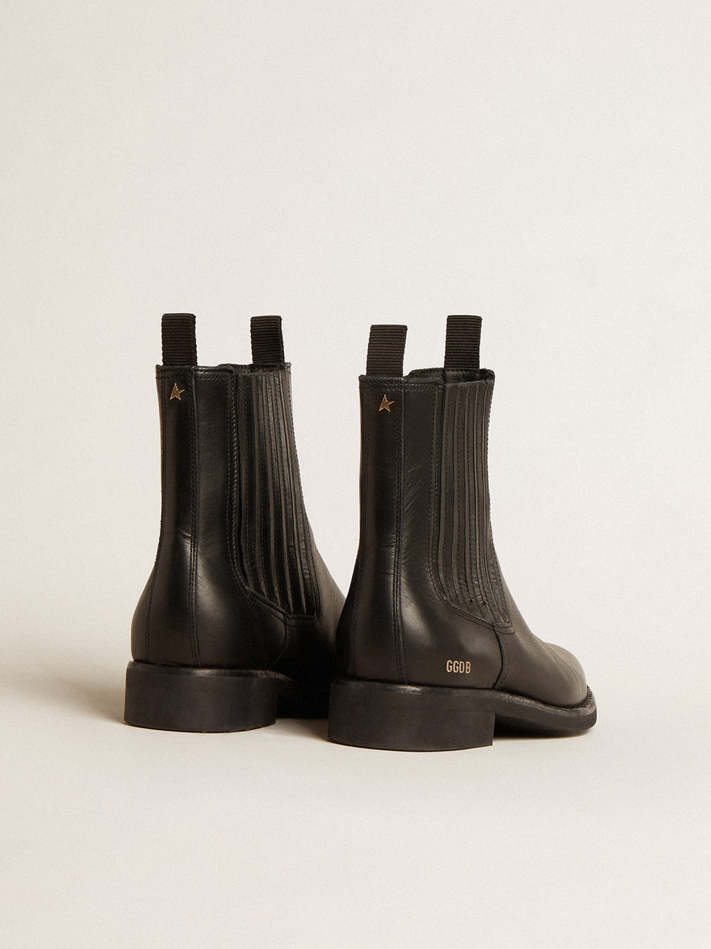 Men's Chelsea boots in black leather