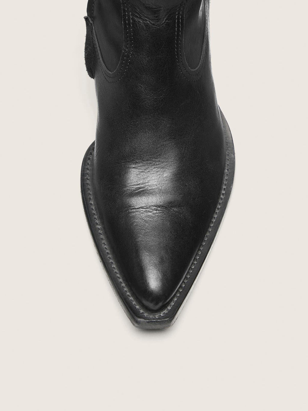 Men's low Debbie boots in black leather