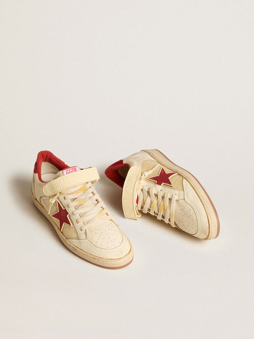 Men's Ball Star LAB in nappa and PVC with red suede star and heel tab
