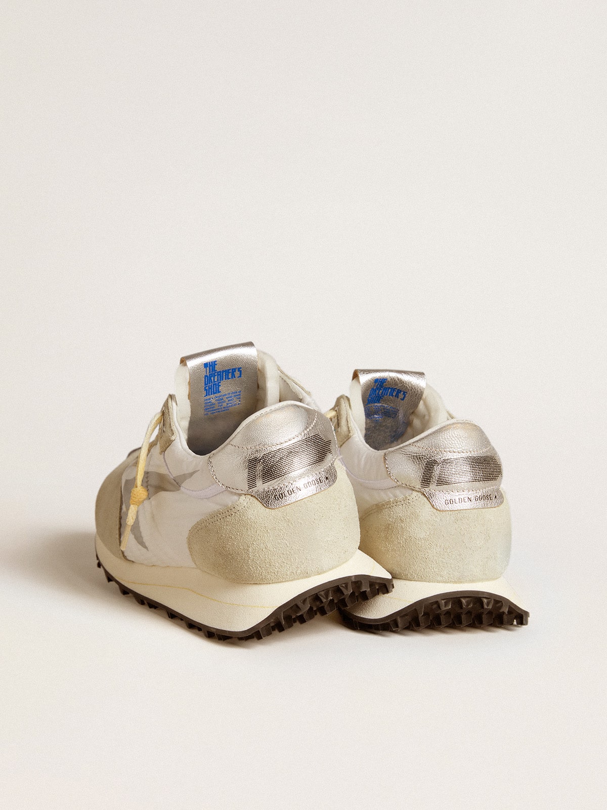 Men's Marathon with white nylon upper and silver star