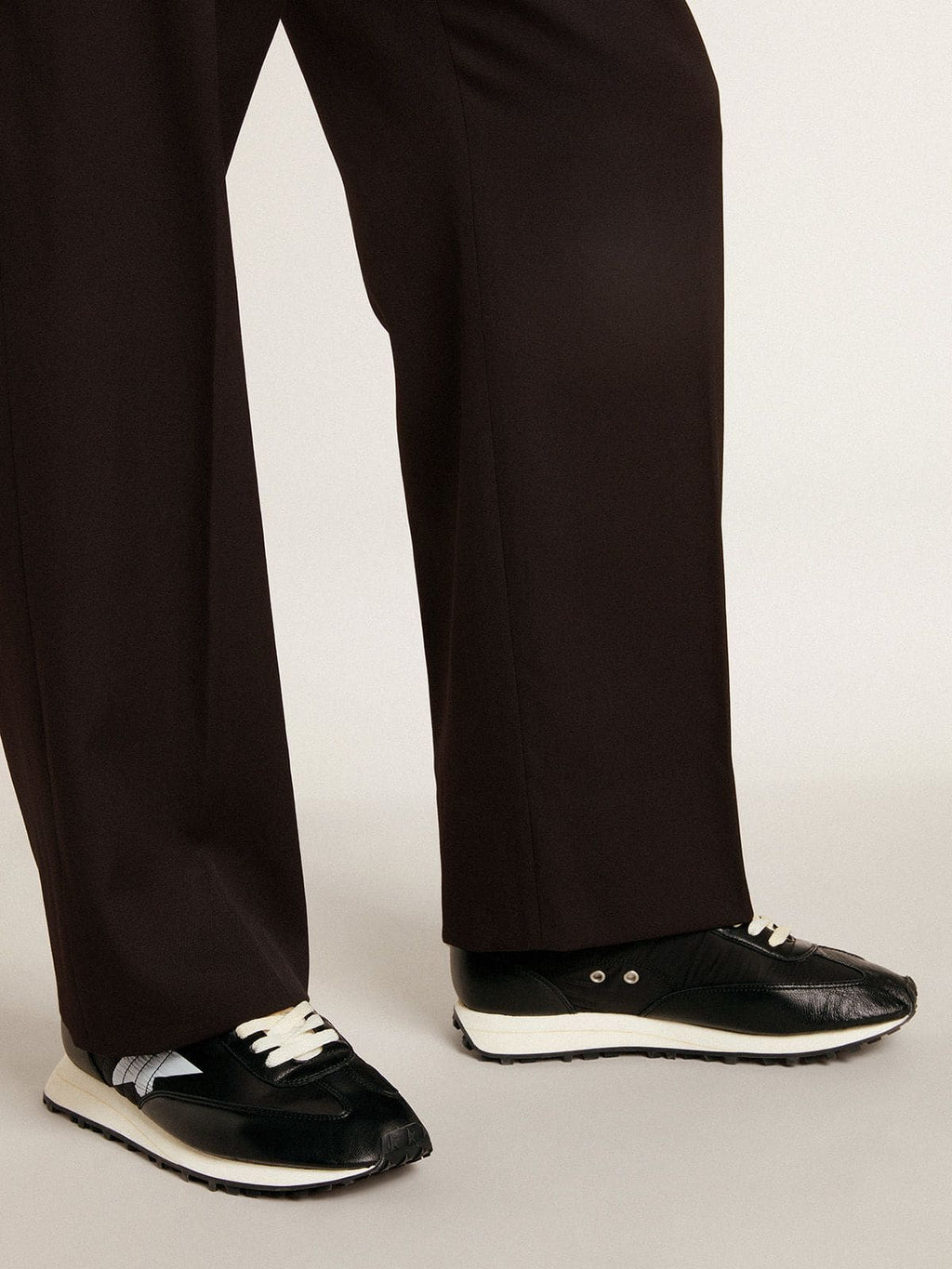 Men's Marathon with black nylon upper and white star
