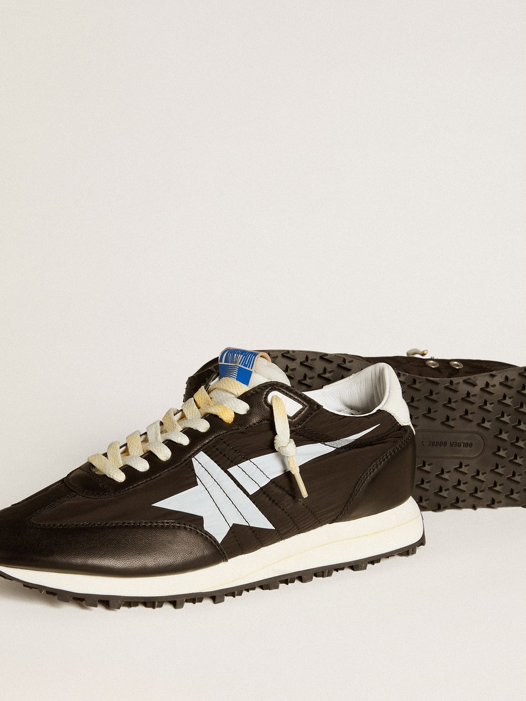 Men's Marathon with black nylon upper and white star
