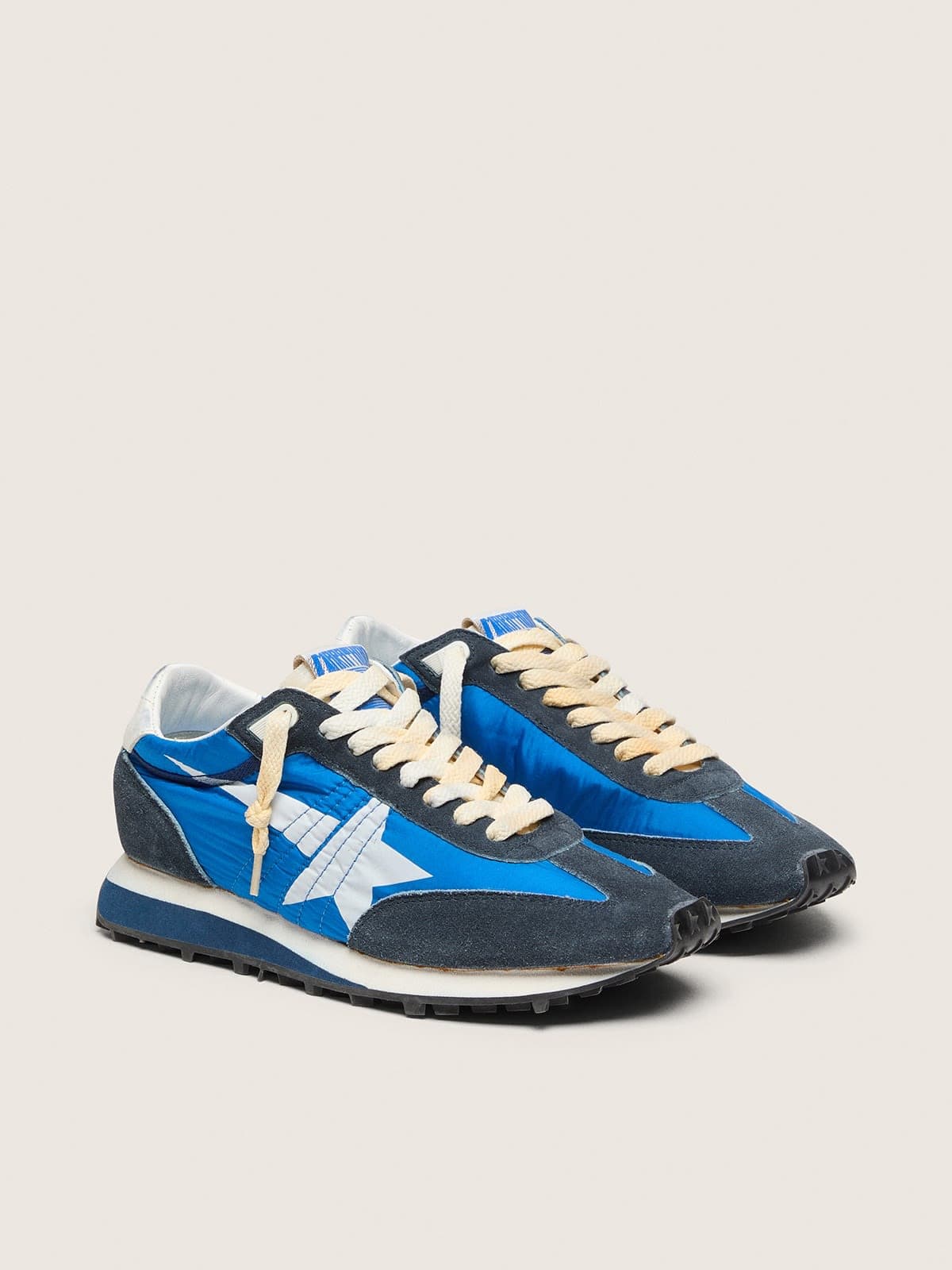 Men's Marathon with blue nylon upper and white star