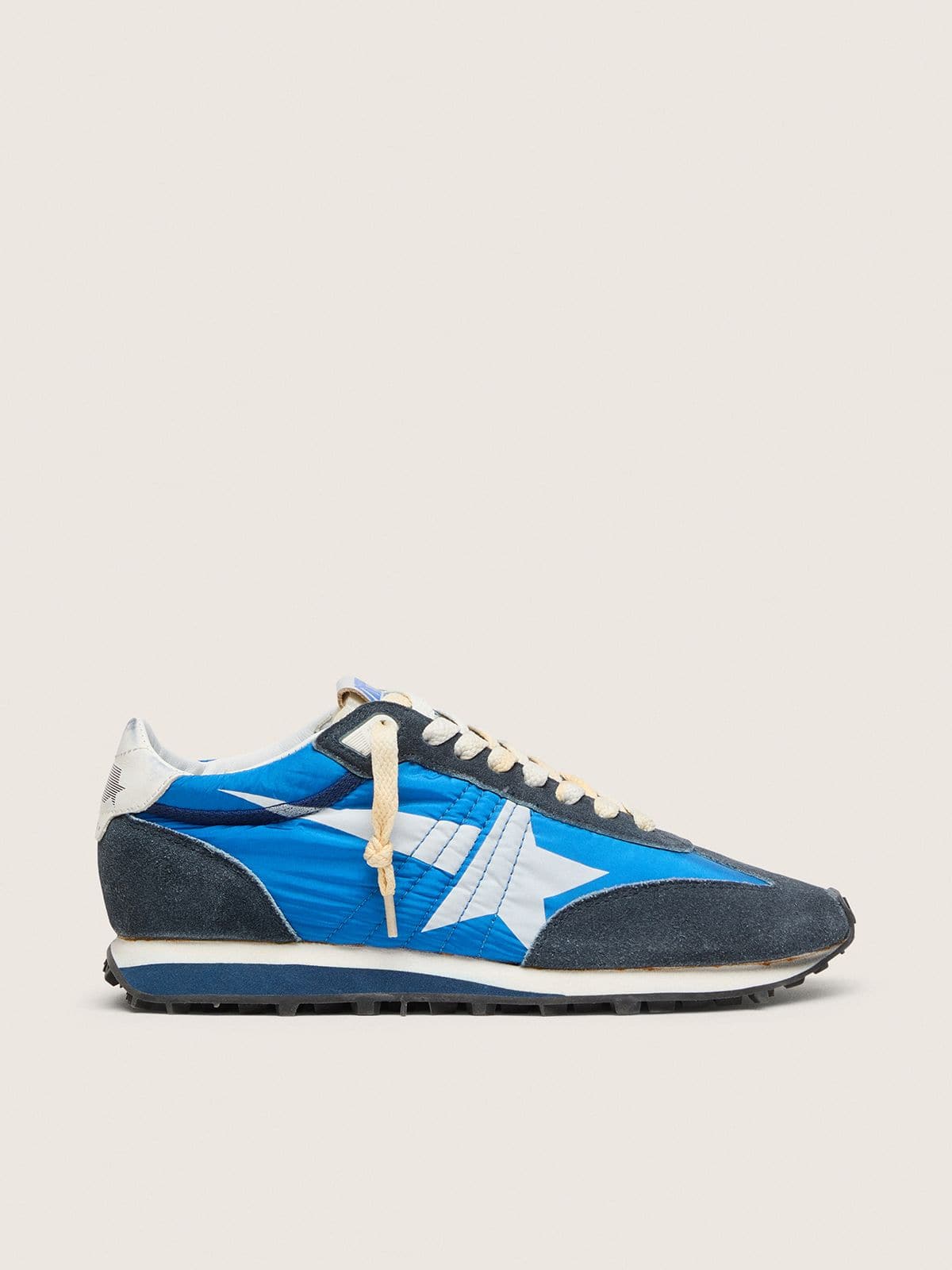Men's Marathon with blue nylon upper and white star