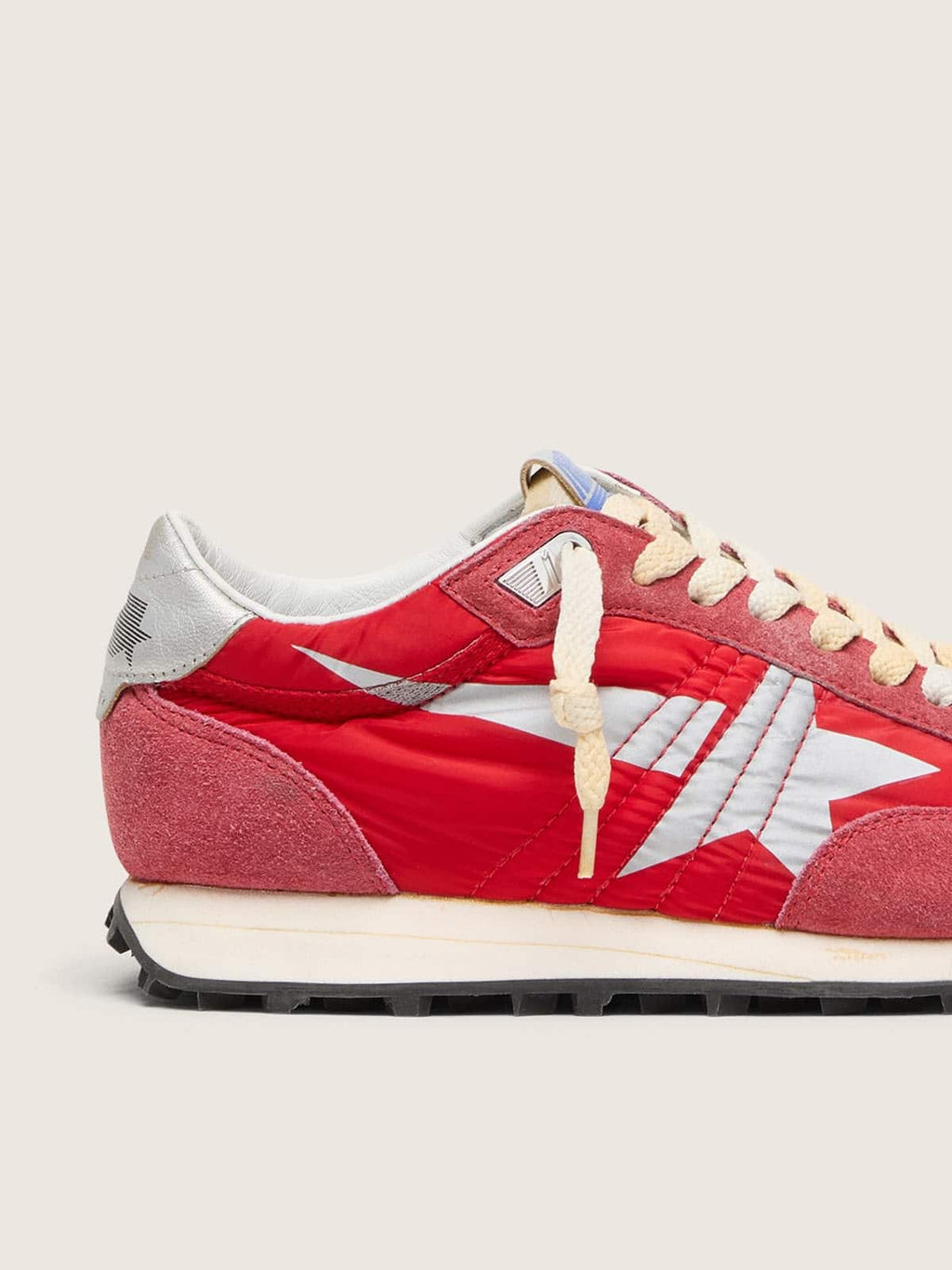 Men's Marathon with red nylon upper and silver star