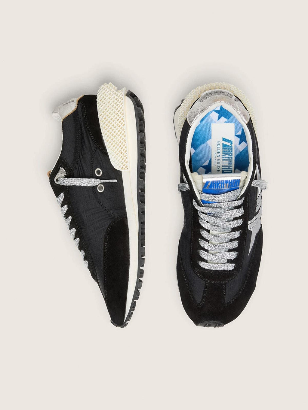 Men's Marathon with black ripstop nylon upper and silver star