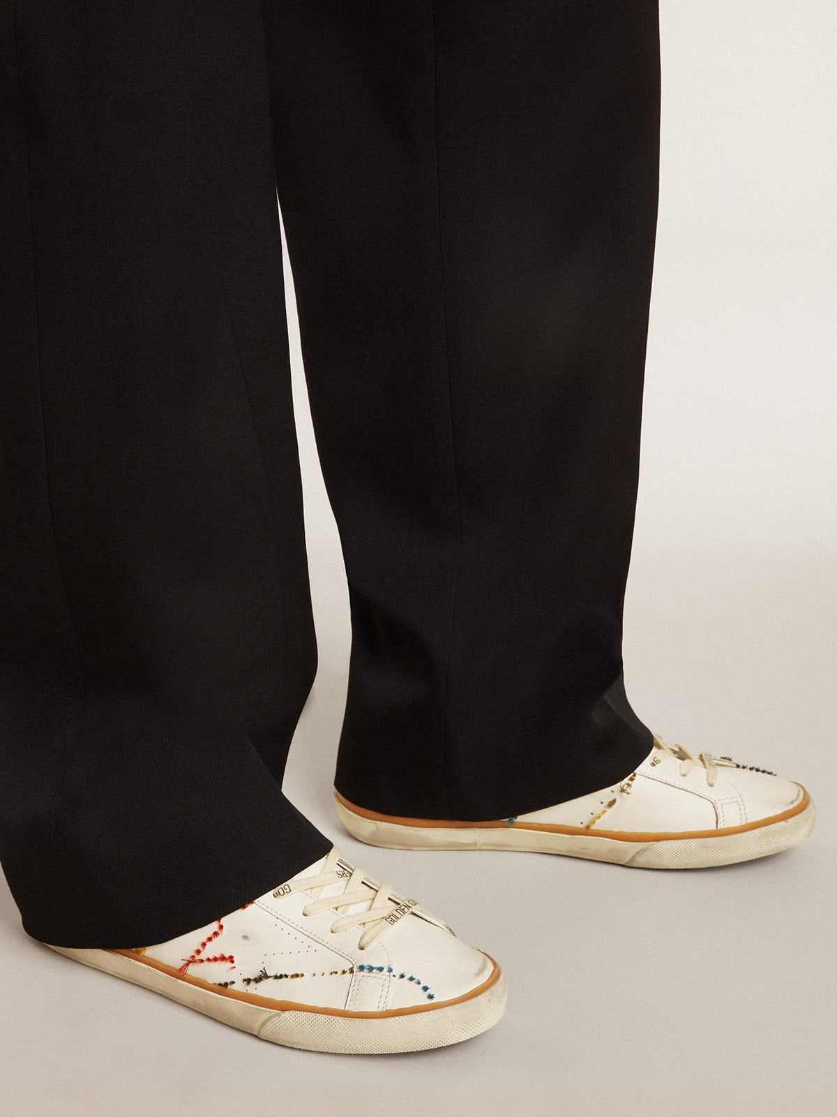 Men's Super-Star LTD with perforated star and metallic leather heel tab