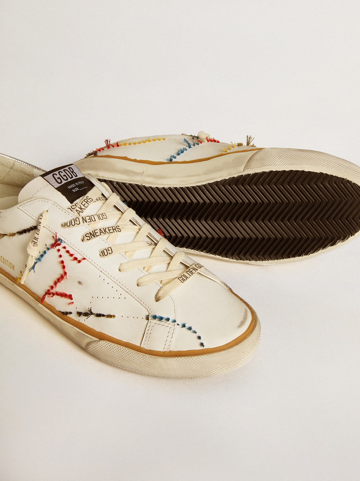 Men's Super-Star LTD with perforated star and metallic leather heel tab