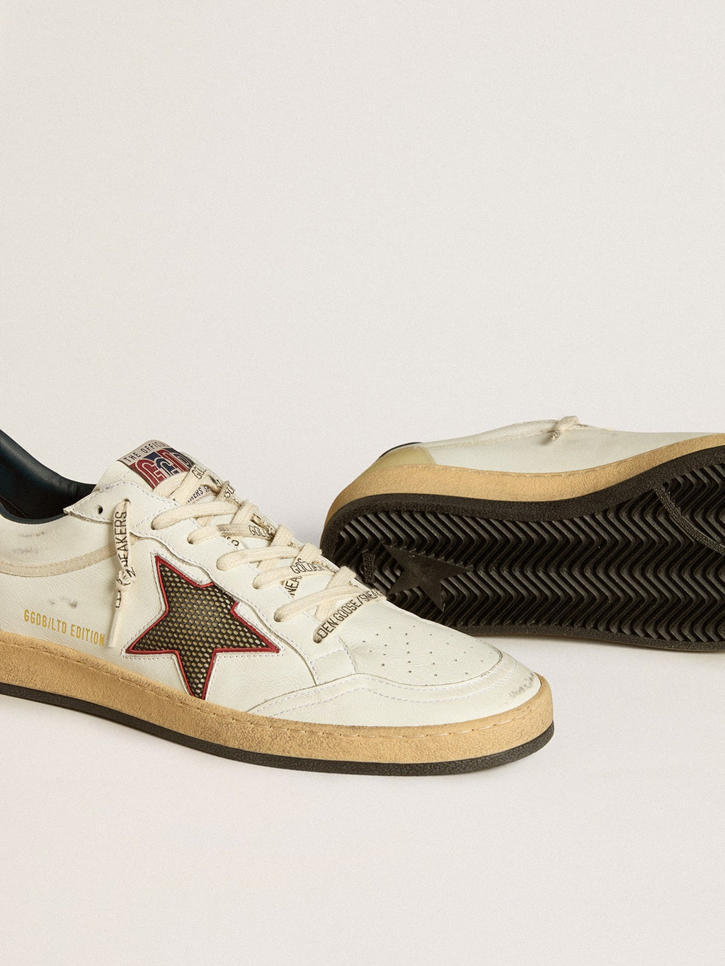Men's Ball Star LTD with mesh star and midnight blue leather heel tab
