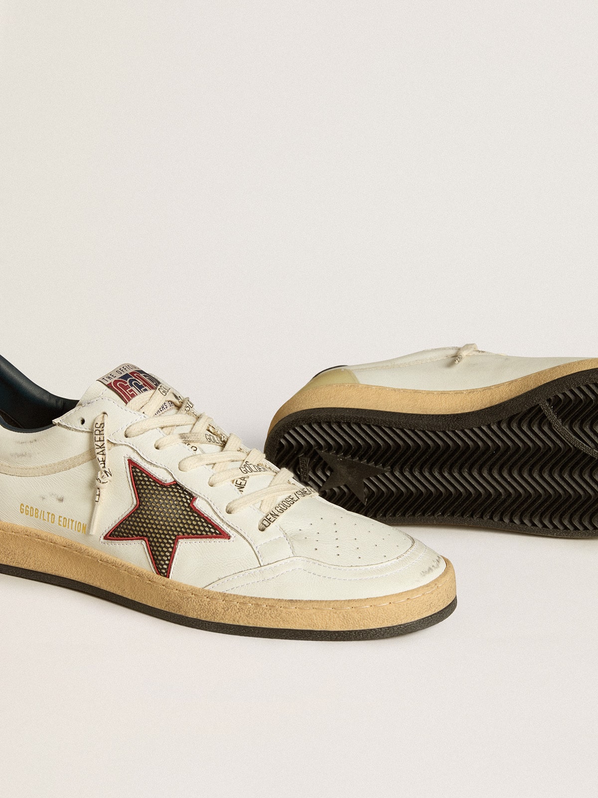 Men's Ball Star LTD with mesh star and midnight blue leather heel tab