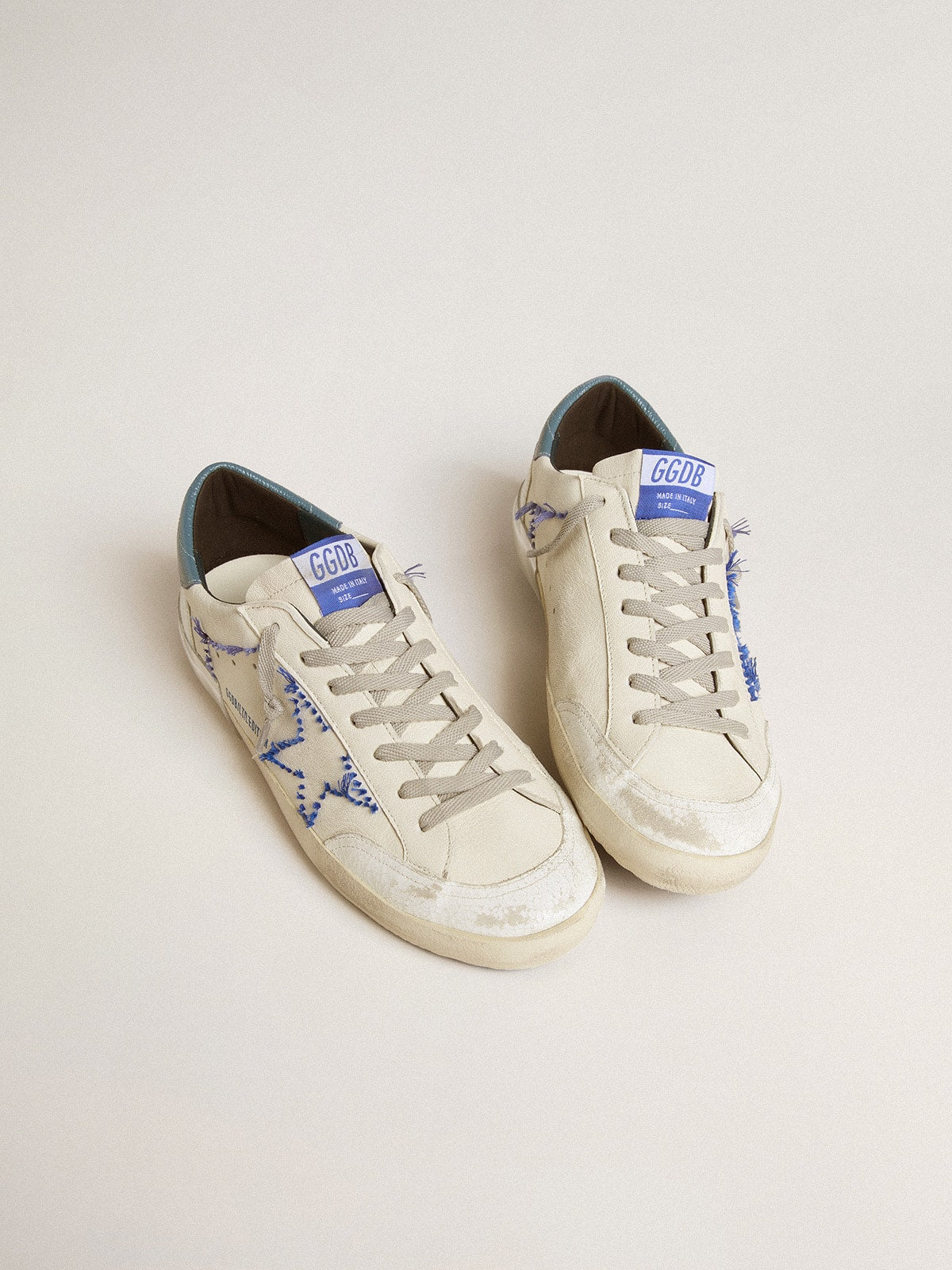 Men's Super-Star LTD in nappa with embroidered star and leather heel tab