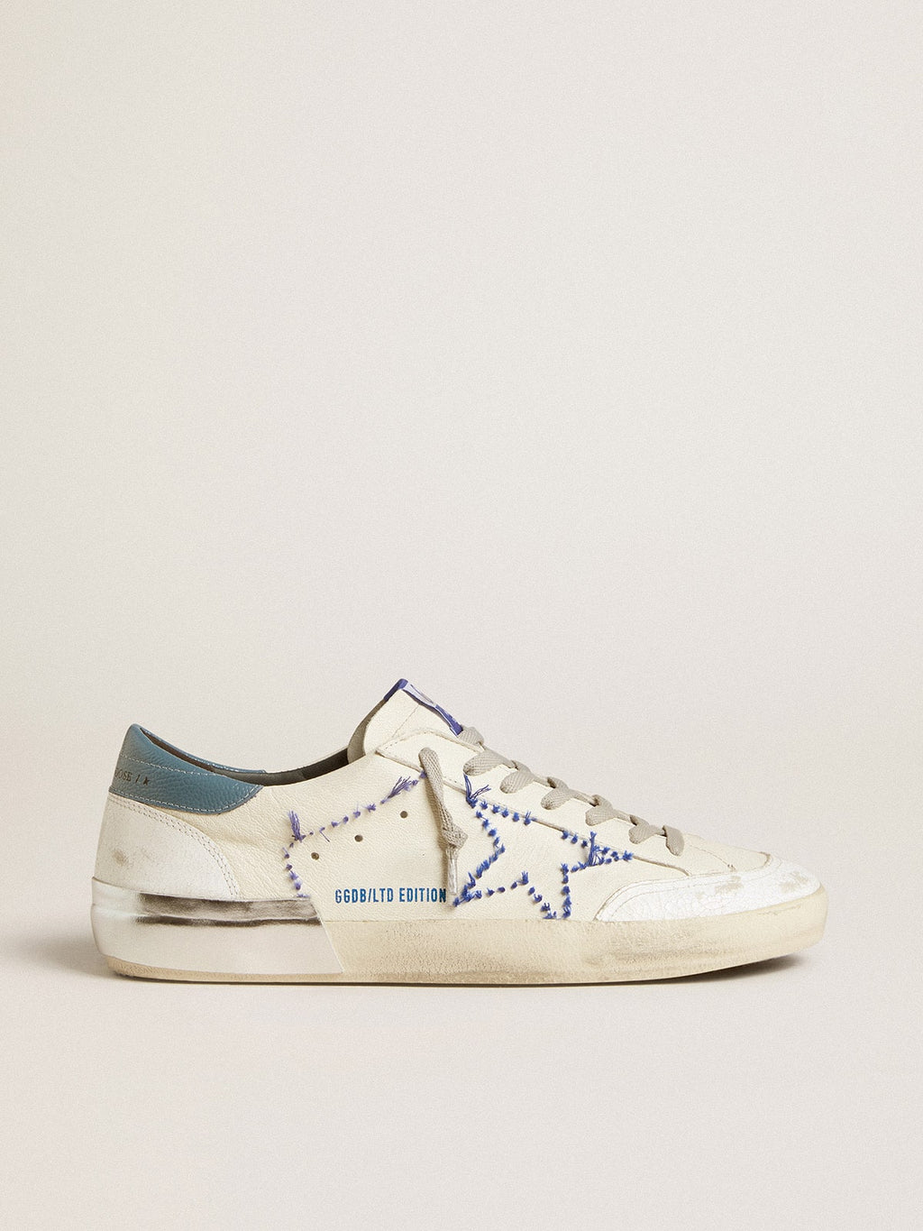 Men's Super-Star LTD in nappa with embroidered star and leather heel tab