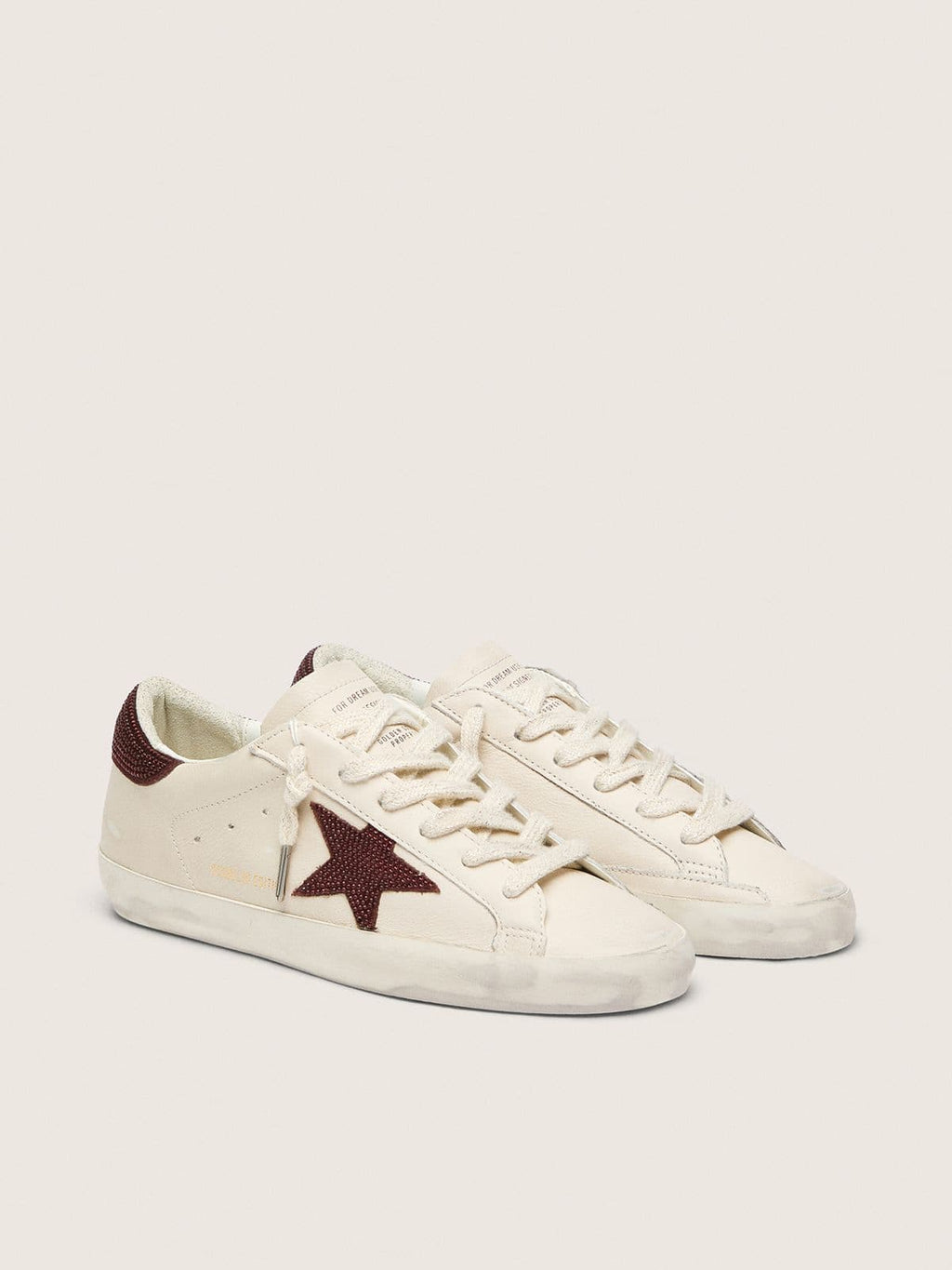 Women's Super-Star LTD with suede star and heel tab with Swarovski crystals