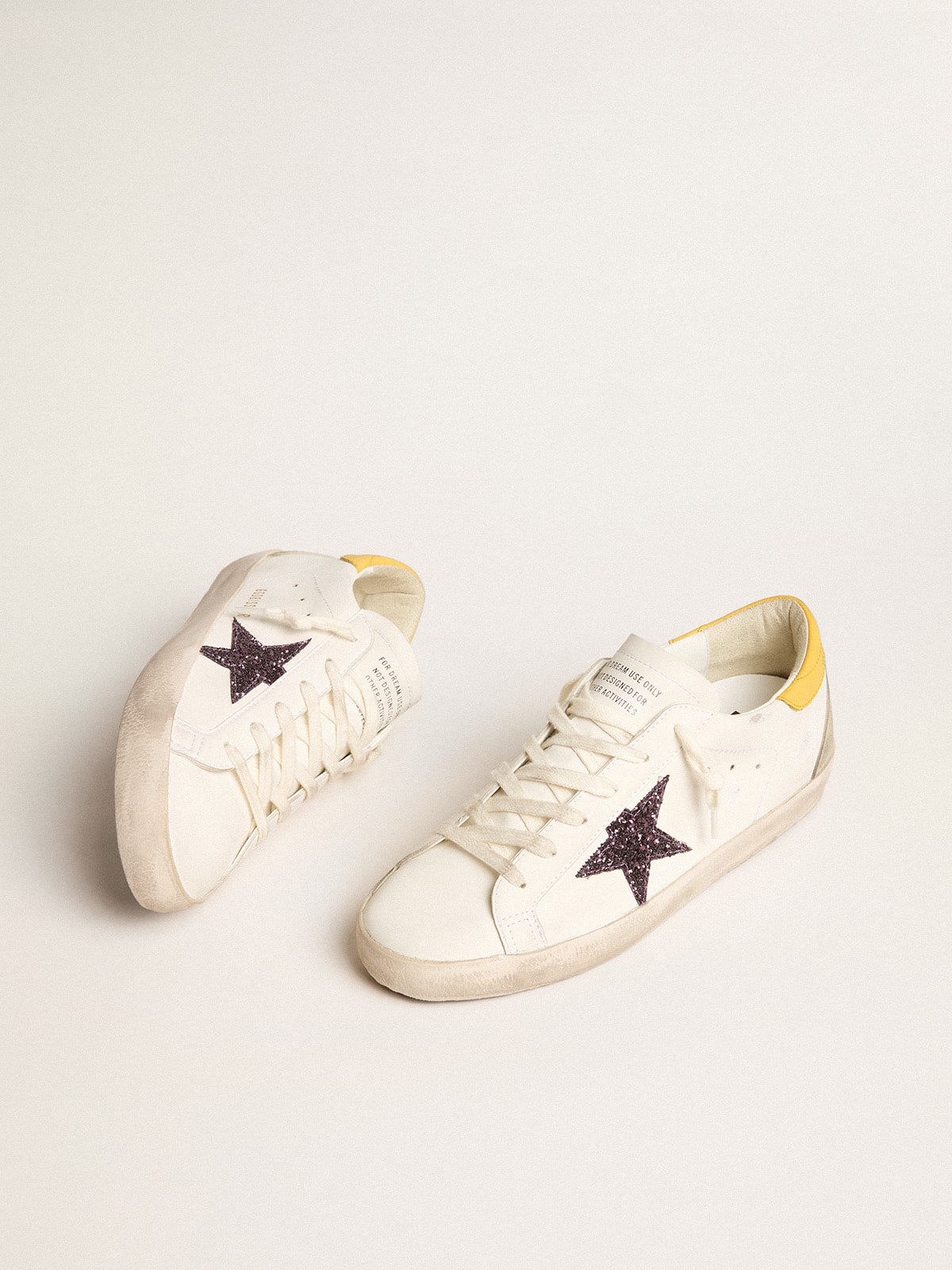 Women¡¯s Bio-based Super-Star with red glitter star and leather heel tab