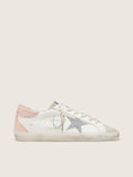 Women's Super-Star in leather with Swarovski crystal star and heel tab