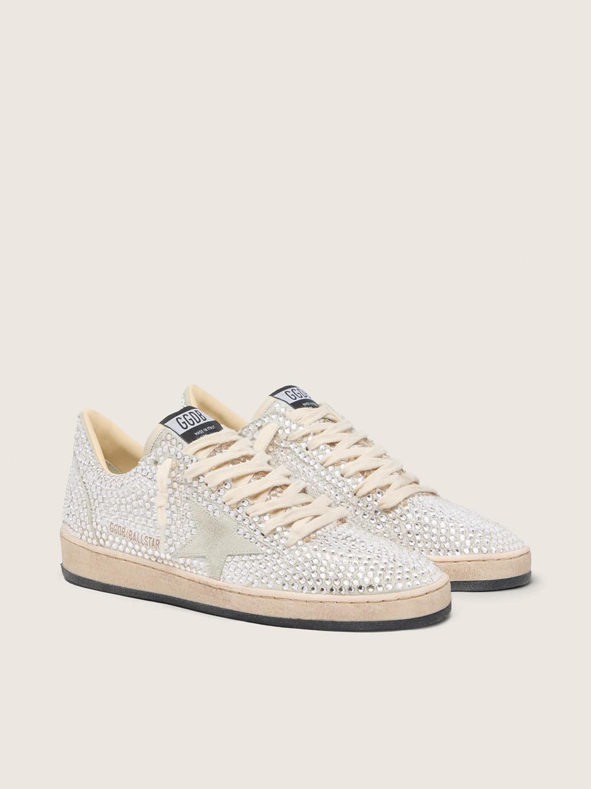 Women's Ball Star LTD with Swarovski crystals and gray suede star