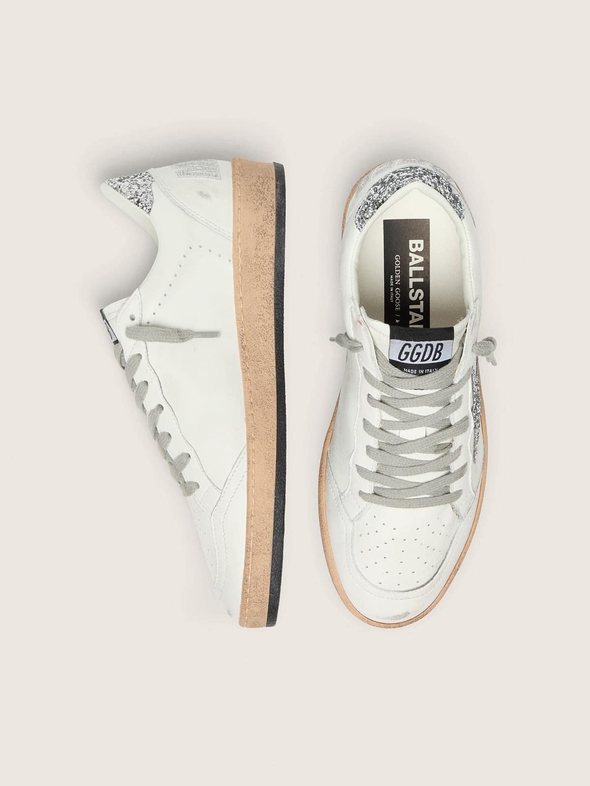 Women's Ball Star Wishes in nappa leather with glitter star and heel tab
