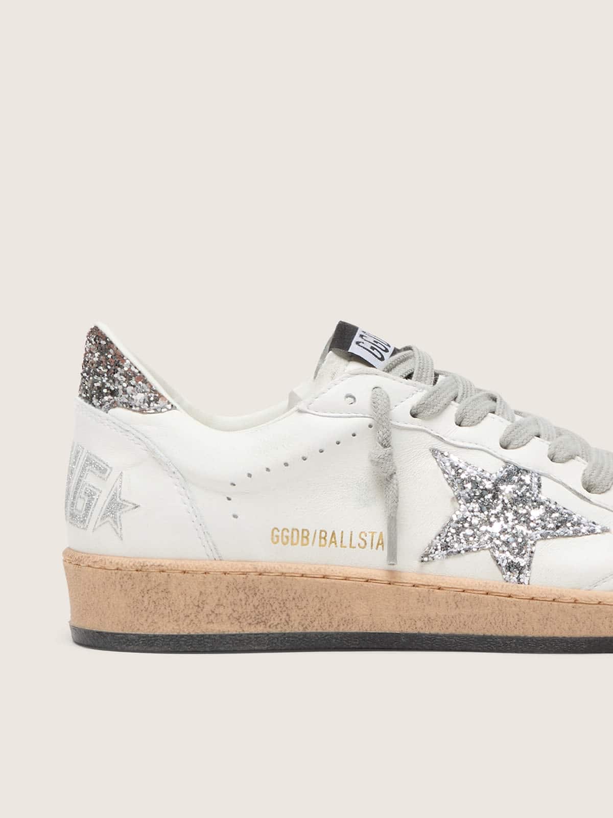 Women's Ball Star Wishes in nappa leather with glitter star and heel tab