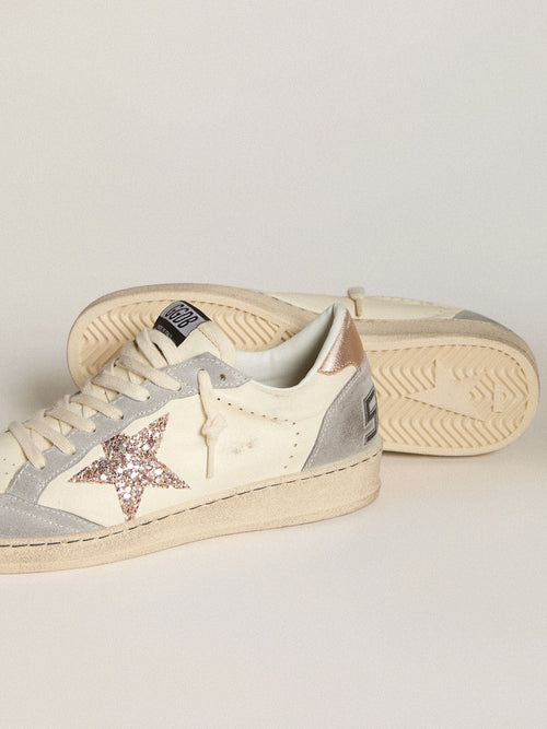 Ball Star in nappa with glitter star and metallic heel tab