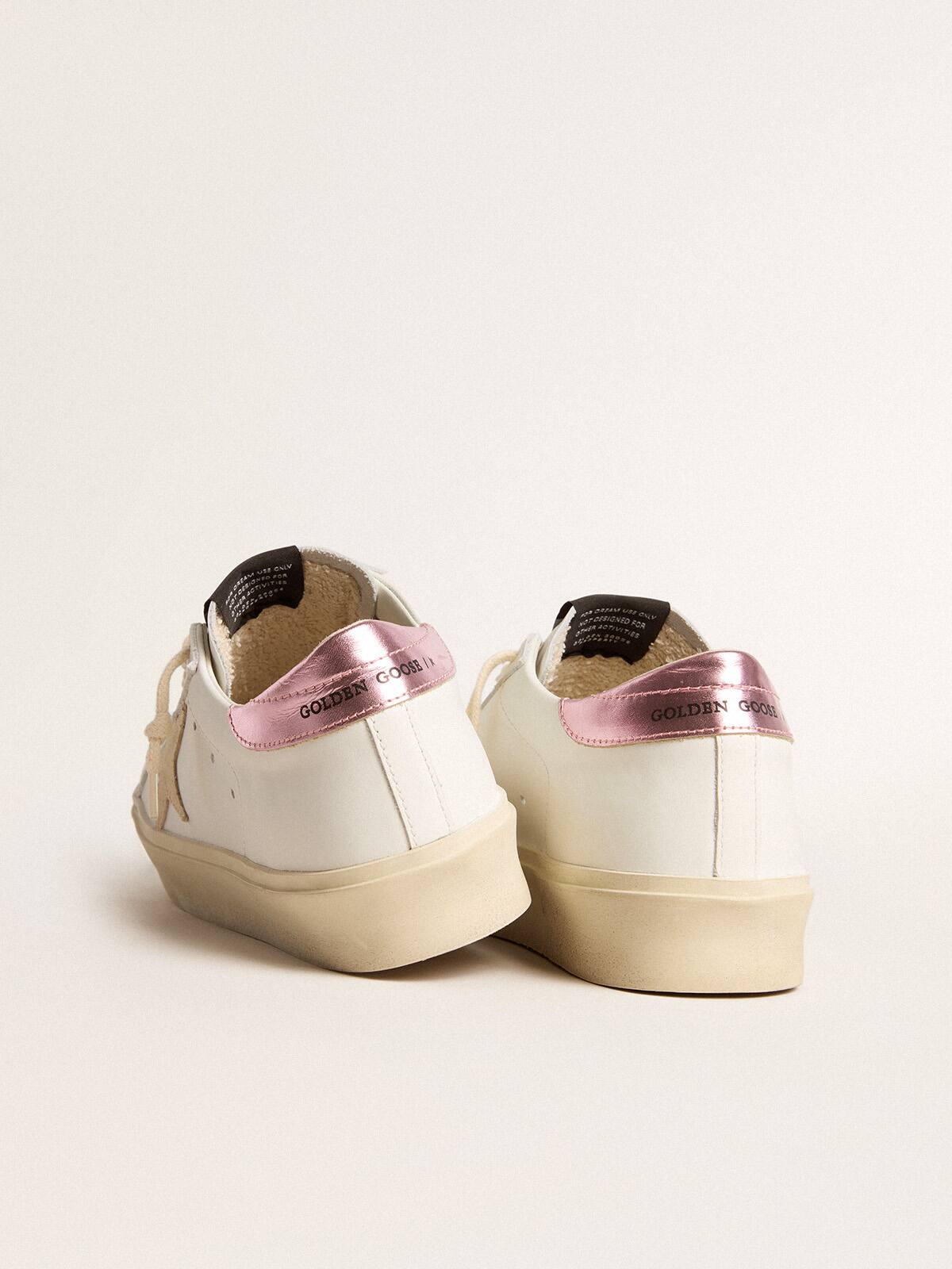 Women's Hi Star LTD with pearl suede star and metallic leather heel tab