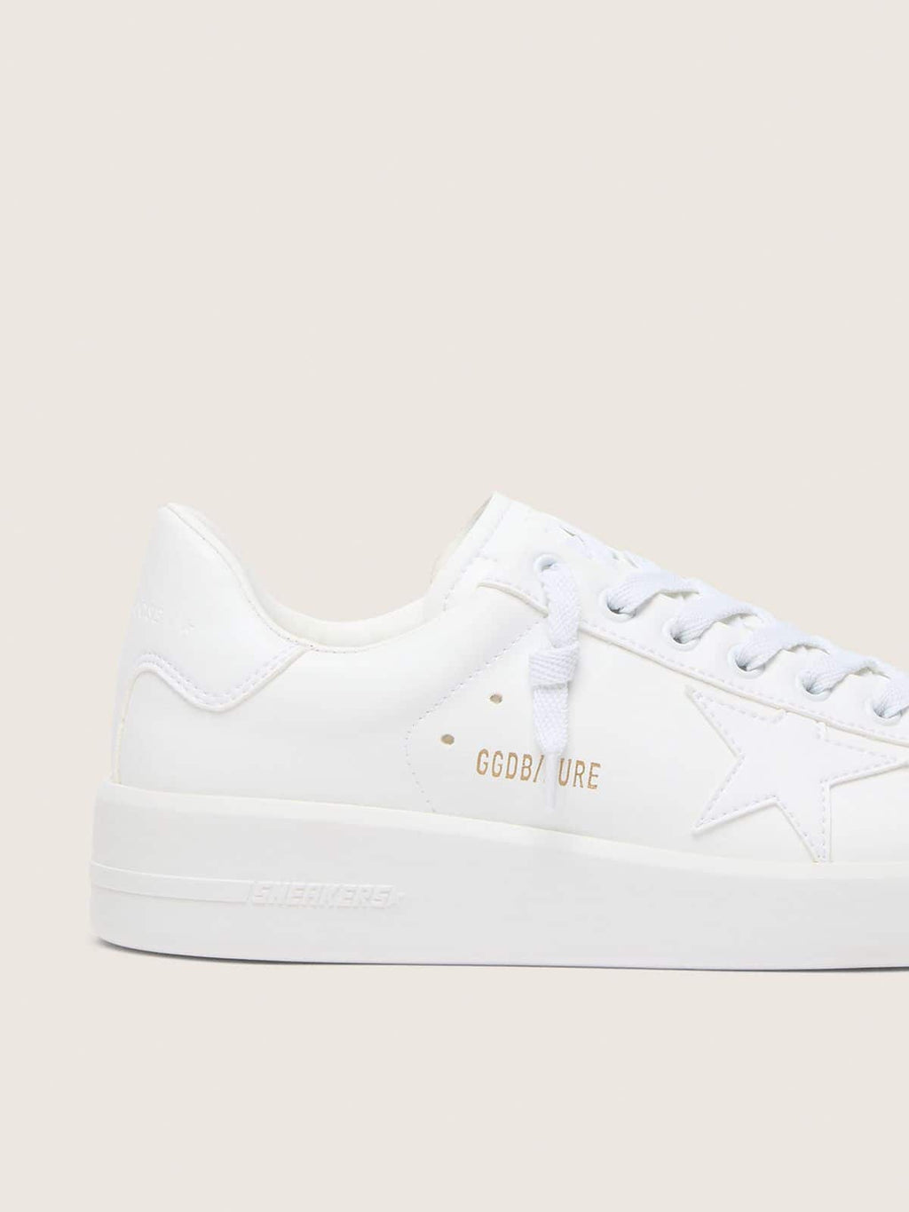 Women's bio-based Purestar with white star and heel tab