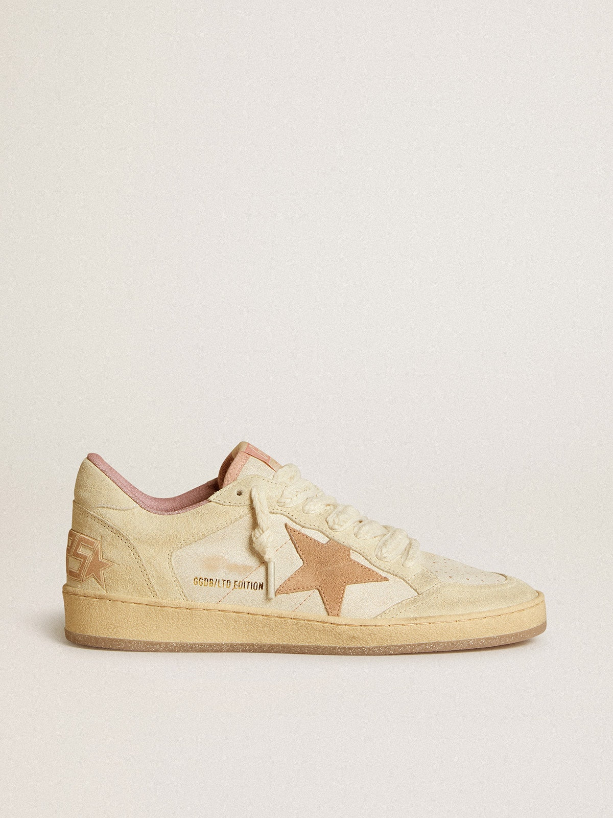 Ball Star LTD in leather and suede with suede star and heel tab
