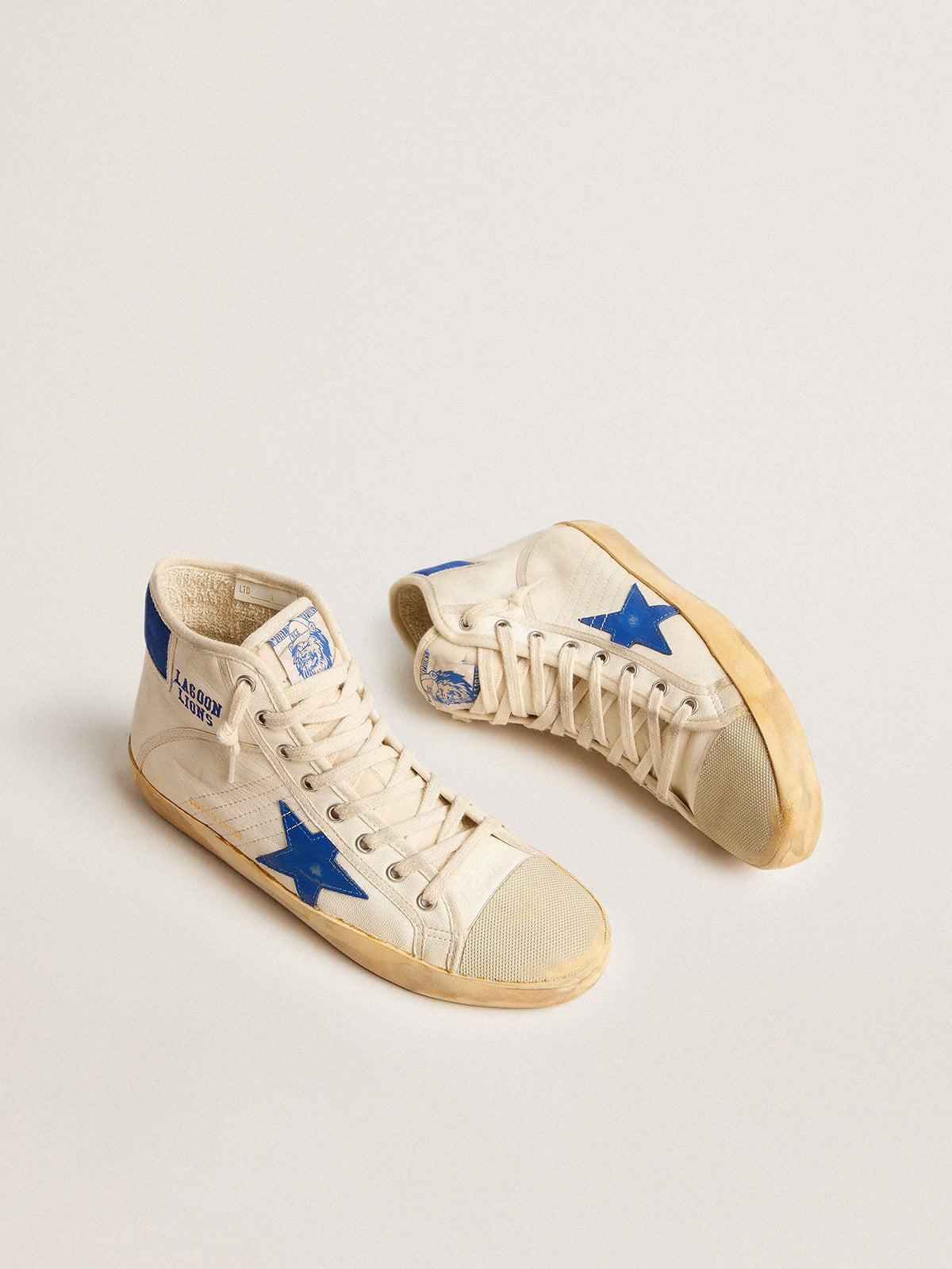 Women's Francy Penstar LAB in nappa leather with blue star and nylon heel tab