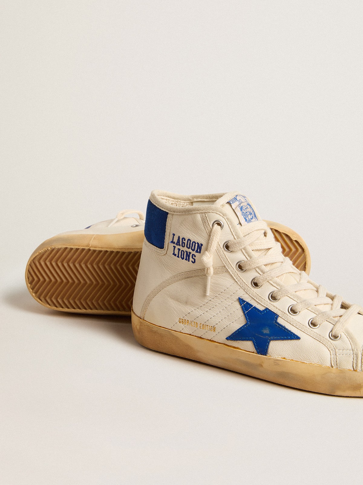 Women's Francy Penstar LAB in nappa leather with blue star and nylon heel tab