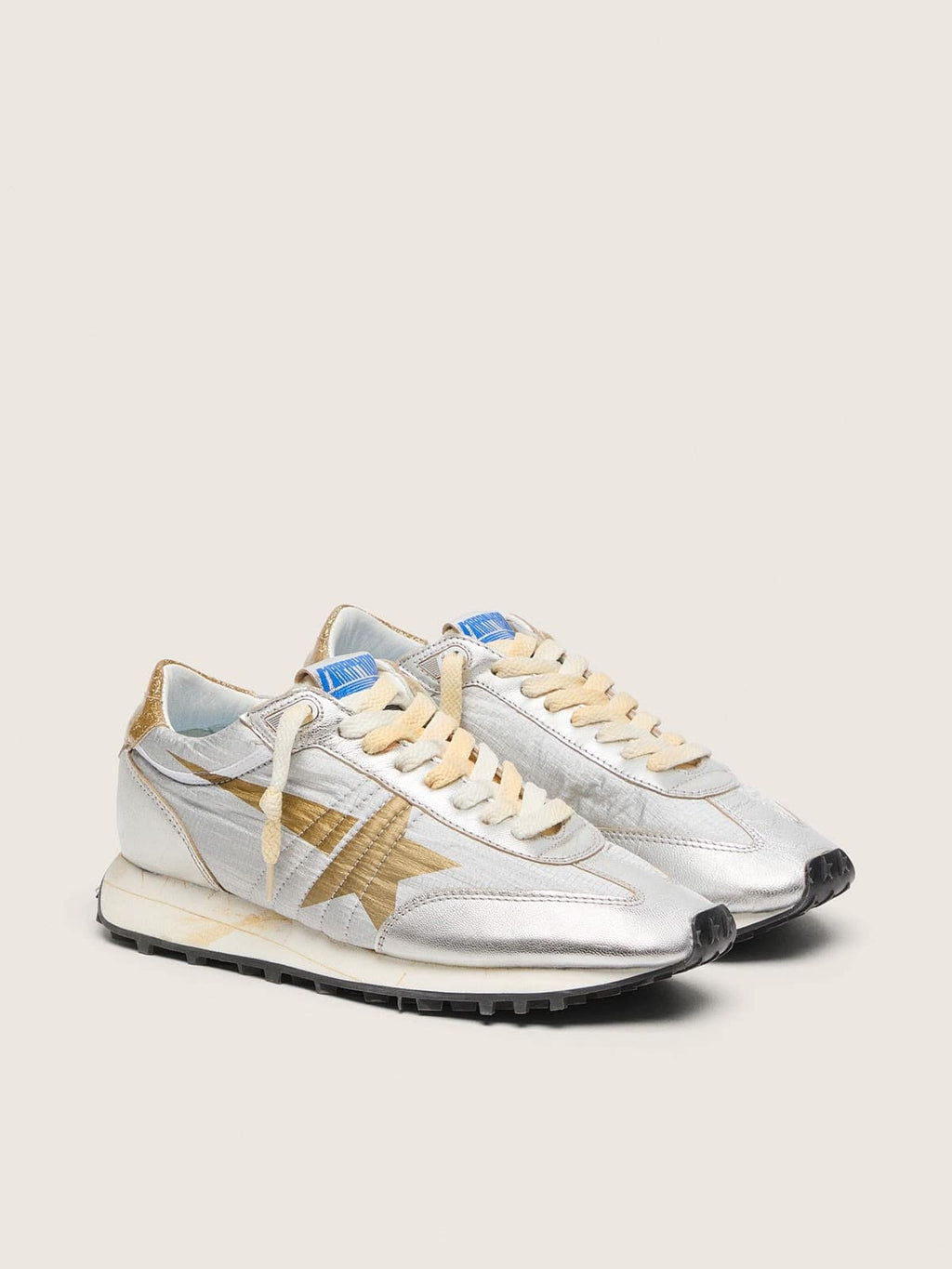 Women's Marathon with silver ripstop nylon upper and gold star