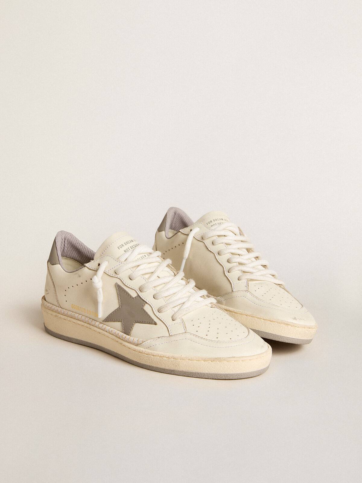 Women's Ball Star LTD with gray leather star and heel tab and stitching