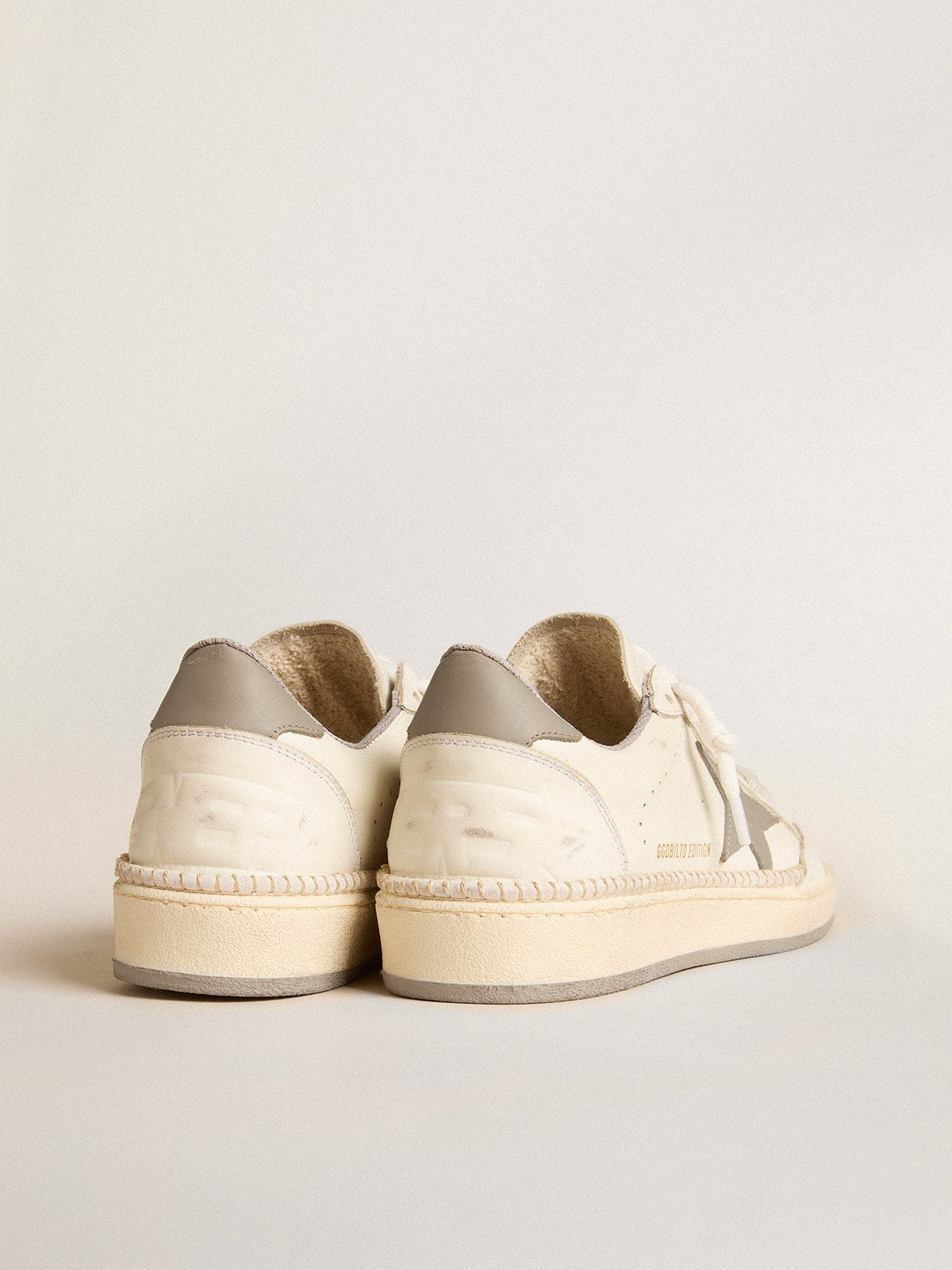 Women's Ball Star LTD with gray leather star and heel tab and stitching